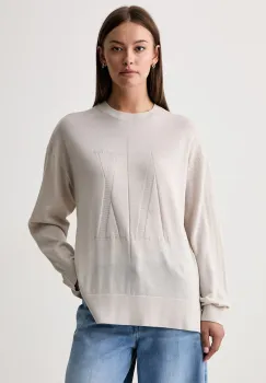 Armani Exchange pulover pentru femei din lana imagine