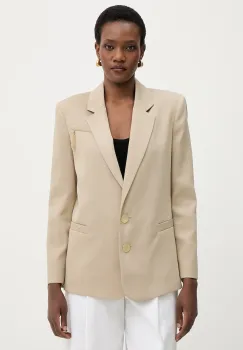 Armani Exchange sacou cu un singur rand de nasturi pentru femei imagine