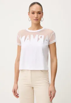 Armani Exchange tricou din bumbac imagine