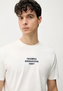 Armani Exchange tricou din bumbac imagine