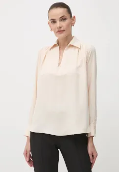Artigli bluza femei, culoarea bej, neted, ACBL000529 imagine