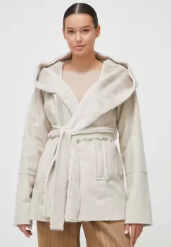 Artigli geaca femei, culoarea bej, de tranzitie imagine