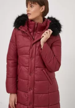 Artigli geaca femei, culoarea bordo, de iarna imagine