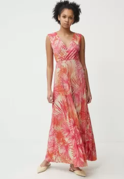 Artigli rochie culoarea roz, maxi, evazati, AA38429 imagine