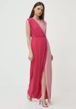 Artigli rochie culoarea roz, maxi, evazati, AA38556 imagine
