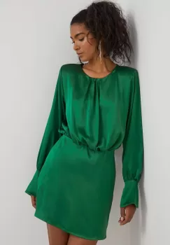Artigli rochie culoarea verde, mini, evazati imagine
