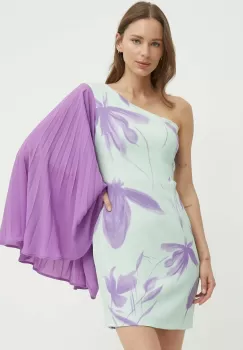 Artigli rochie culoarea verde, mini, mulata, AA38413 imagine