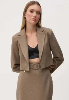 Artigli sacou culoarea bej, desfacut, melanj, ACGI000649 imagine