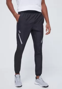 Asics pantaloni de alergare culoarea negru, cu imprimeu imagine