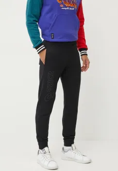 Asics pantaloni de trening culoarea negru, neted, 2031E189 imagine