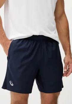 Asics pantaloni scurti de alergare culoarea bleumarin, 2011D213 imagine