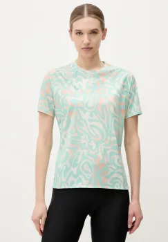 Asics tricou de alergare Road culoarea turcoaz, 2012D073 imagine