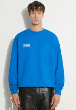 Awake NY hanorac de bumbac Awake Crewneck barbati, cu imprimeu, SP24-CN002 imagine