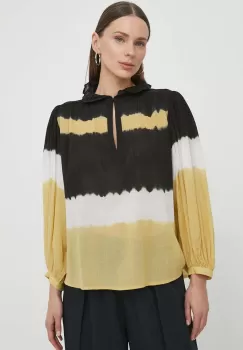 BA&SH bluza din bumbac femei, modelator imagine