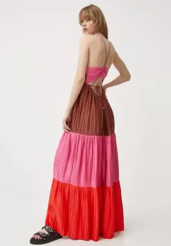 BA&SH rochie WESTA maxi, evazati, 1E24WEST imagine