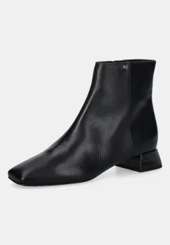 Baldinini cizme de piele culoarea bej, cu toc plat, D6B128P3VTVN imagine