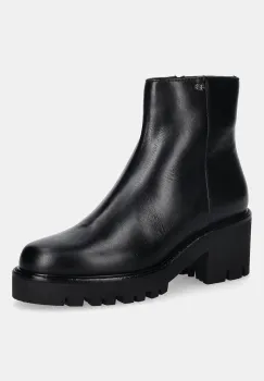 Baldinini cizme de piele culoarea negru, cu toc drept, D6B149P4VITE imagine