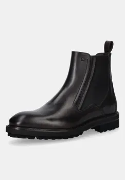 Baldinini ghete chelsea de piele culoarea maro, U6B026P1VITE imagine