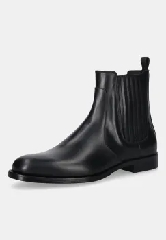 Baldinini ghete chelsea de piele culoarea negru, U6B014P1VITE imagine