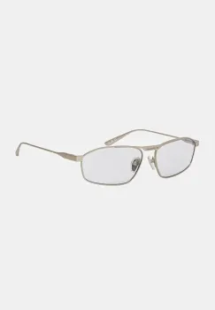 Balenciaga ochelari de soare barbati, culoarea argintiu, BB0416S imagine