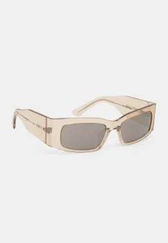 Balenciaga ochelari de soare culoarea argintiu, BB0328S imagine
