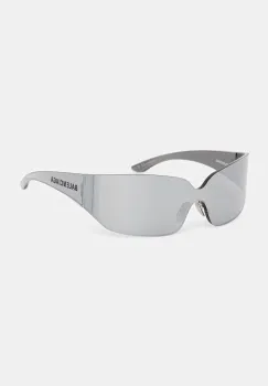 Balenciaga ochelari de soare culoarea argintiu, BB0421S imagine
