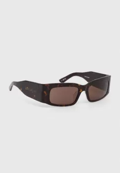 Balenciaga ochelari de soare culoarea maro, BB0328S imagine