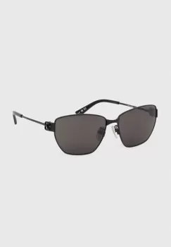 Balenciaga ochelari de soare culoarea negru, BB0337SK imagine
