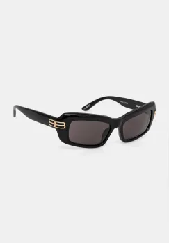 Balenciaga ochelari de soare culoarea negru, BB0432S imagine