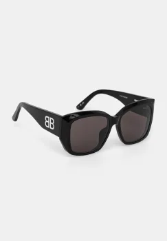 Balenciaga ochelari de soare culoarea negru, BB0445SK imagine