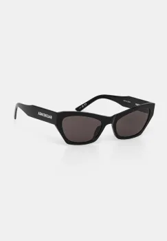Balenciaga ochelari de soare culoarea negru, BB0447S imagine