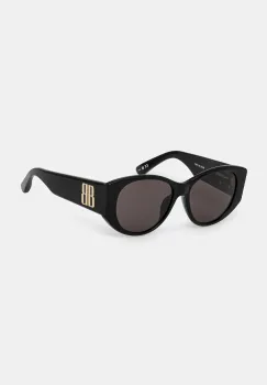 Balenciaga ochelari de soare culoarea negru, BB0455S imagine
