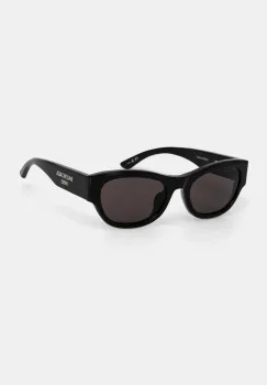 Balenciaga ochelari de soare femei, culoarea negru, BB0389SK imagine