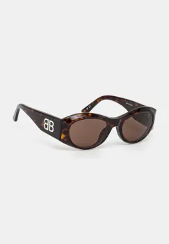 Balenciaga ochelari de soare femei, culoarea portocaliu, BB0396SK imagine