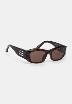 Balenciaga ochelari de soare femei, culoarea portocaliu, BB0397SA imagine
