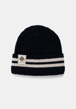 Bally caciula de lana culoarea bleumarin, WHA02D imagine