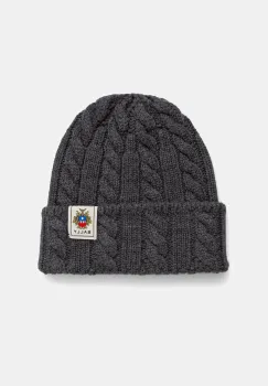 Bally caciula de lana culoarea gri, MHA03L imagine