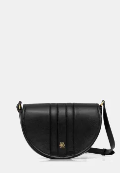 Bally geanta de piele culoarea negru, WAM04A imagine