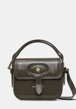 Bally geanta de piele culoarea verde, WAS02P imagine