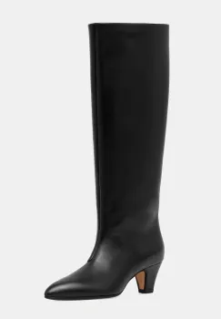 Bally ghete de piele ARVAL 55 culoarea negru, cu toc drept, WB5515 imagine