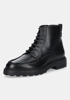 Bally ghete de piele GAVERIN-FC culoarea negru, MSB09X imagine