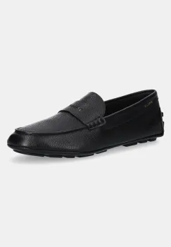 Bally mocasini de piele barbati, culoarea negru, MSD02M imagine