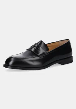 Bally mocasini de piele culoarea negru, MSF0GW imagine