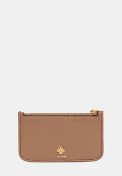 Bally portofel de piele femei, culoarea maro, WLB01C imagine