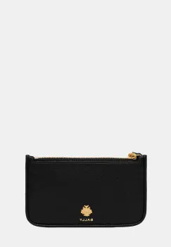 Bally portofel de piele femei, culoarea negru, WLB01C imagine