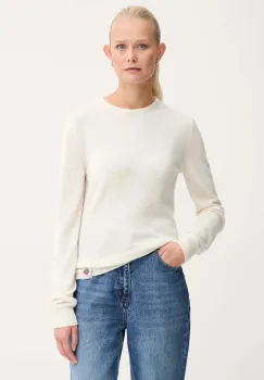 Bally pulover de casmir culoarea bej, light, WKN07P imagine