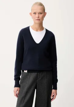 Bally pulover de casmir culoarea bleumarin, light, WKN0AO imagine