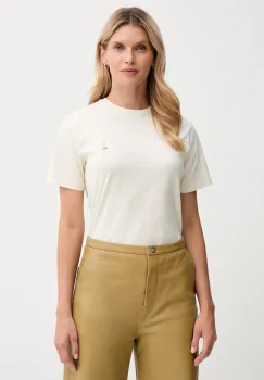 Bally tricou din bumbac culoarea bej, WJE085 imagine