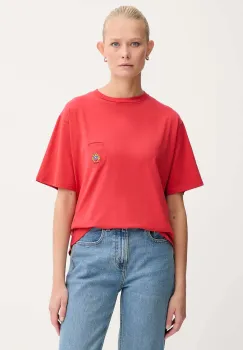 Bally tricou din bumbac culoarea rosu, WJE07E imagine