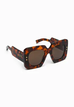 Balmain ochelari de soare B - BOLD femei, culoarea auriu, BPS.180B imagine